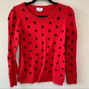 Preloved Polka Dot Sweater